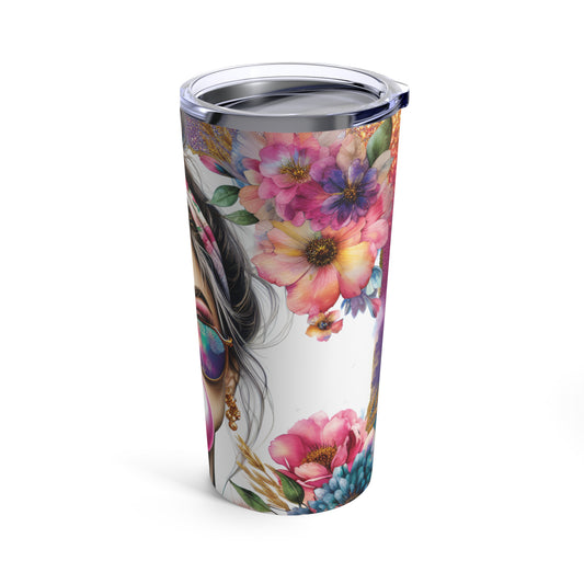 Bubble Gum Girl Tumbler 20oz