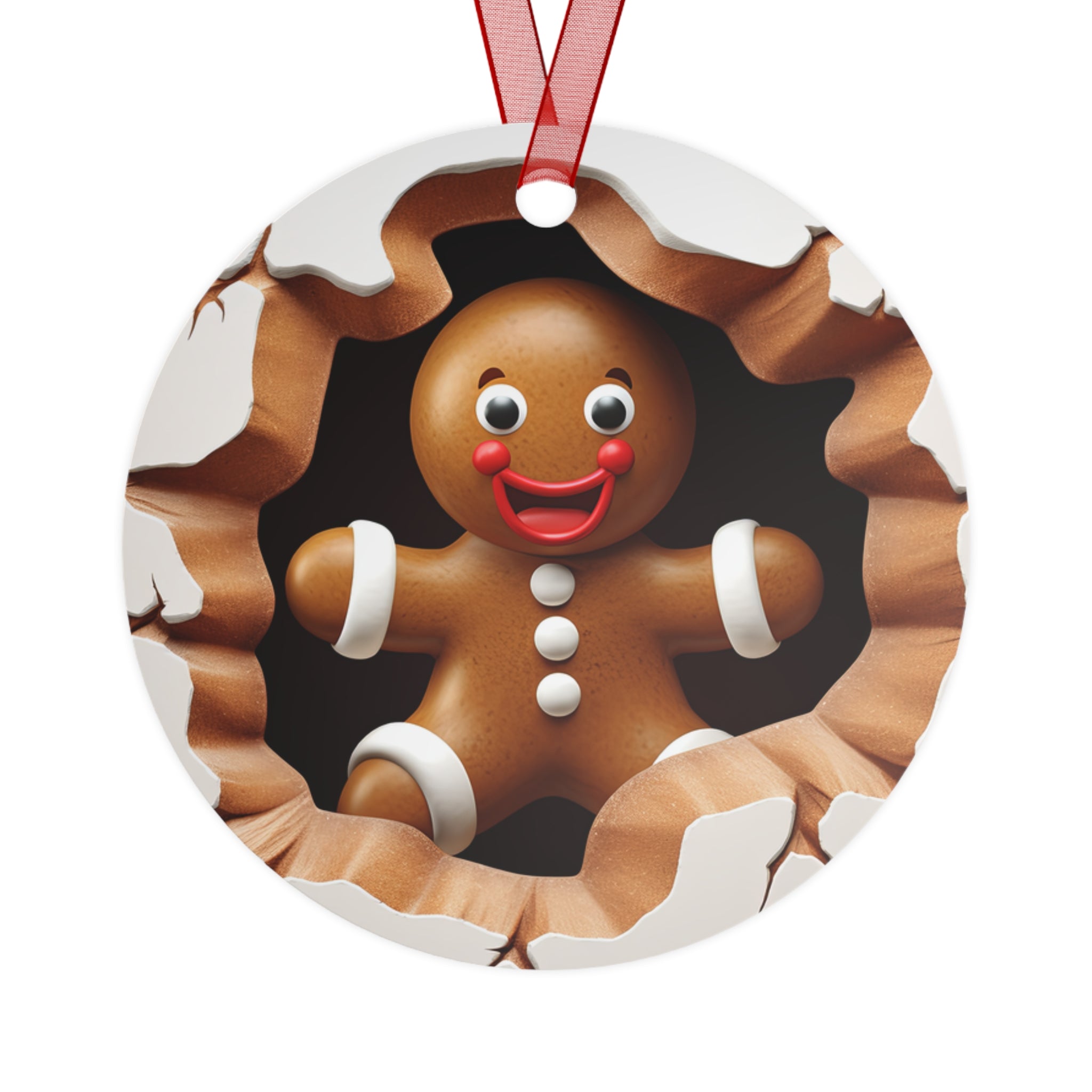 Busting Out Gingerbread Ornament