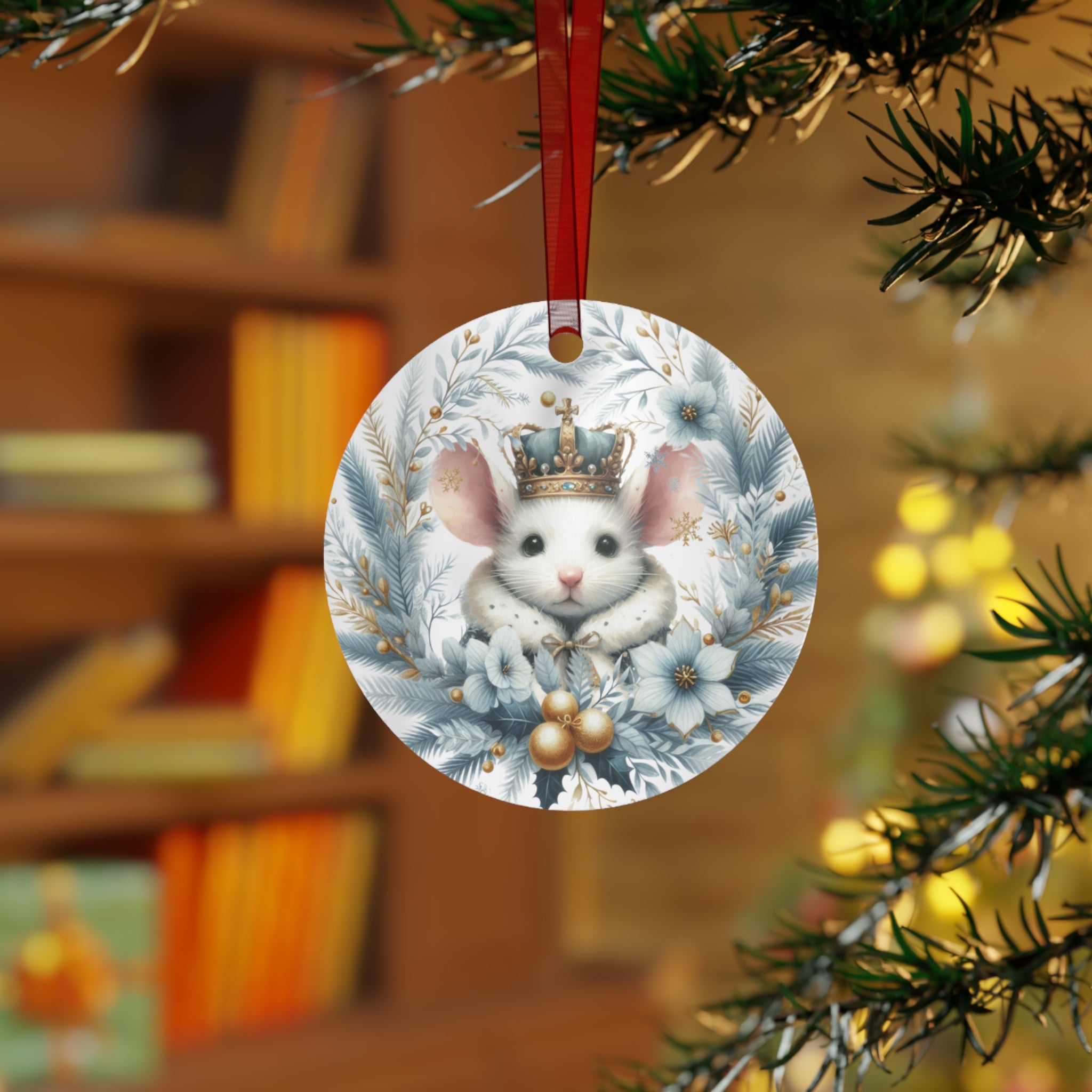 Christmas King Mouse Ornament
