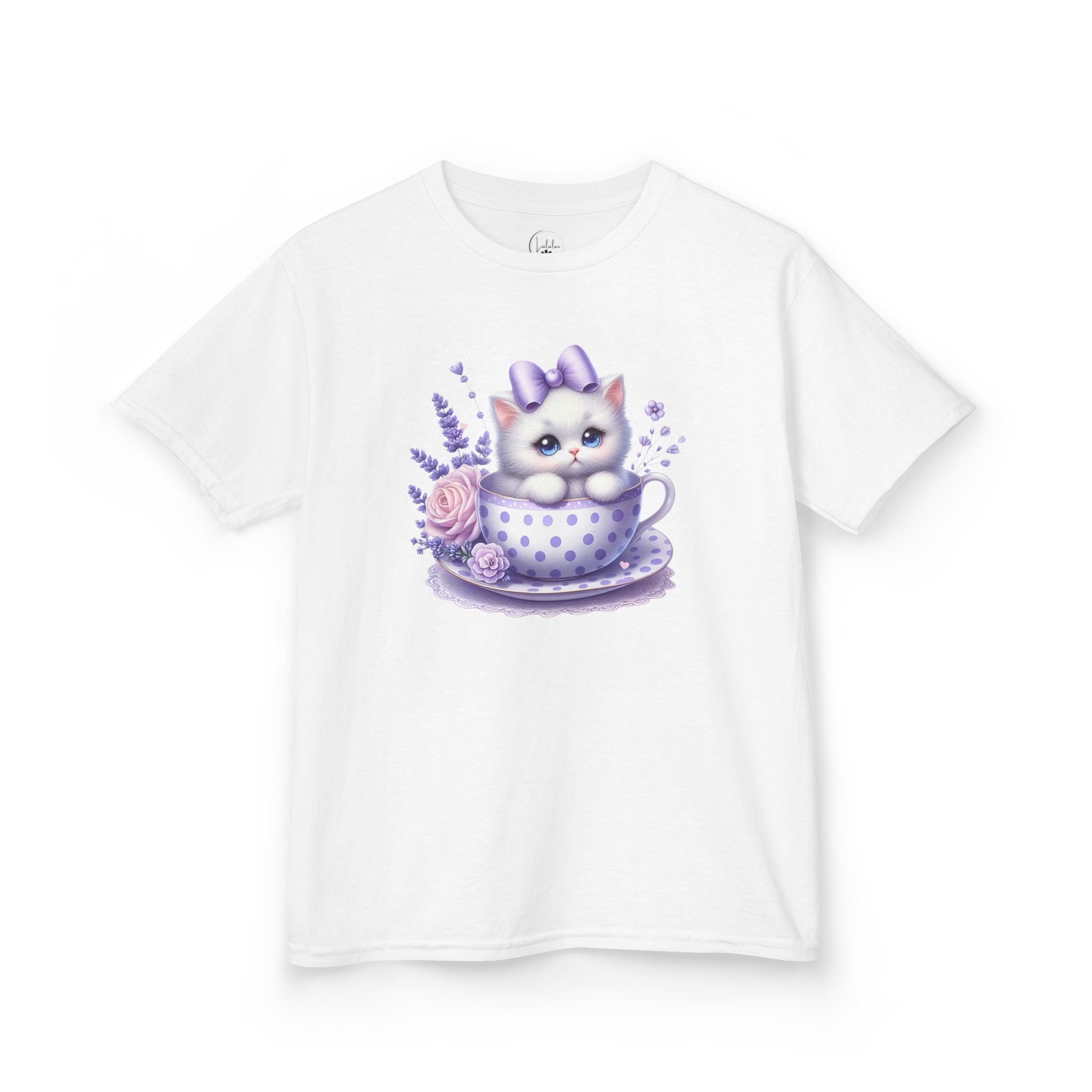Lavender Tea Time Kitten