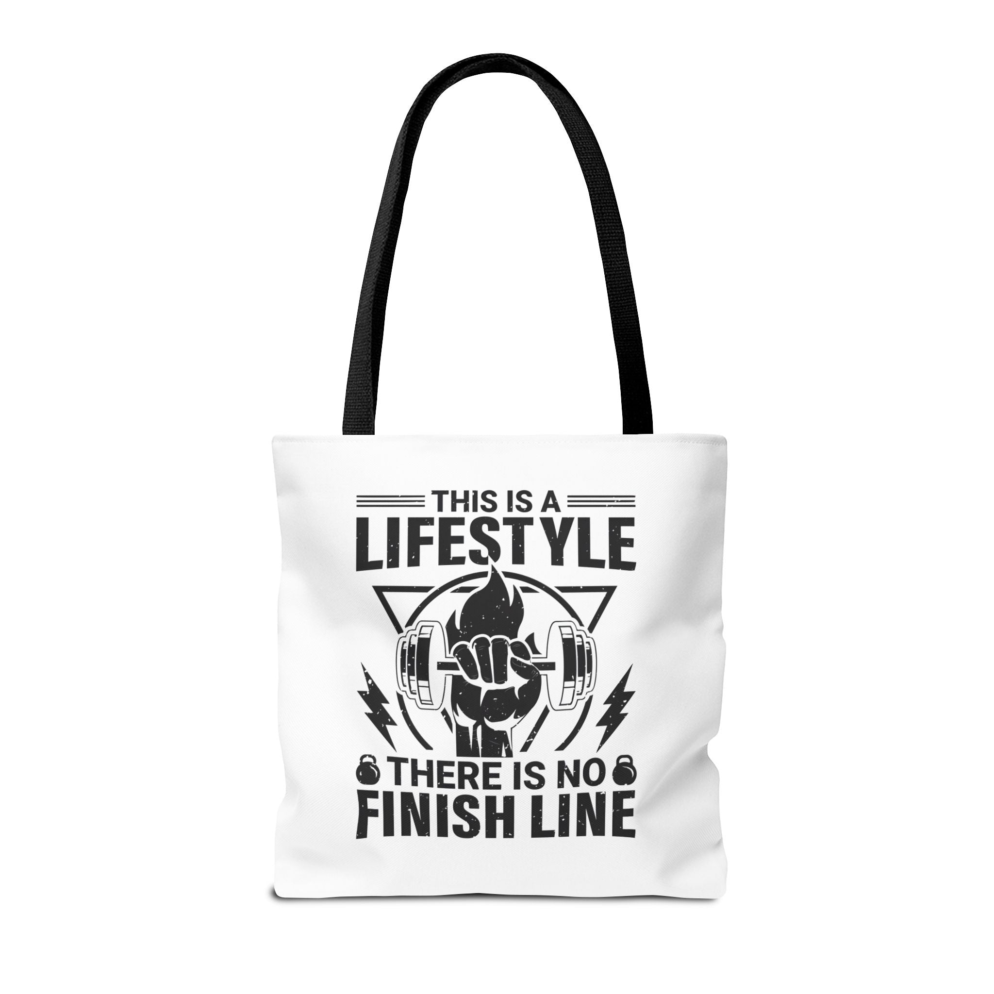 This is a Lifestyle, There is no Finish Line Tote Bag