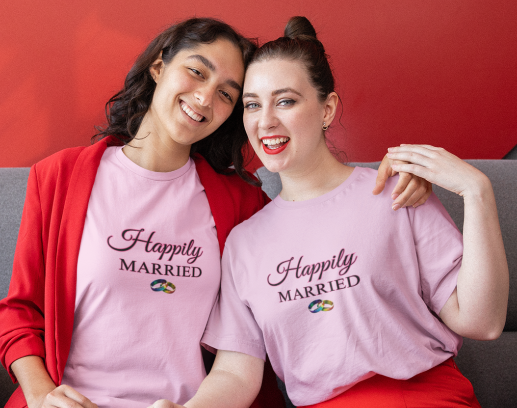 LGBTQ+ Happily Married T-Shirt