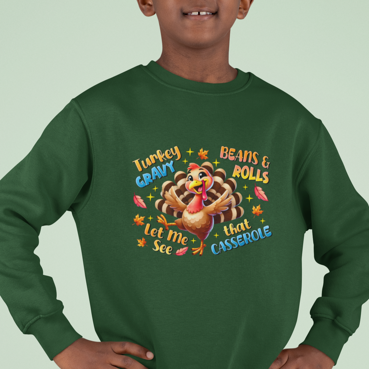 KIDS - Turkey, Gravy, Beans & Rolls, Let me see that Casserole