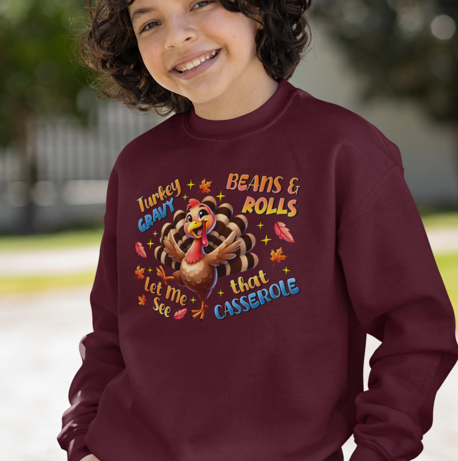 KIDS - Turkey, Gravy, Beans & Rolls, Let me see that Casserole