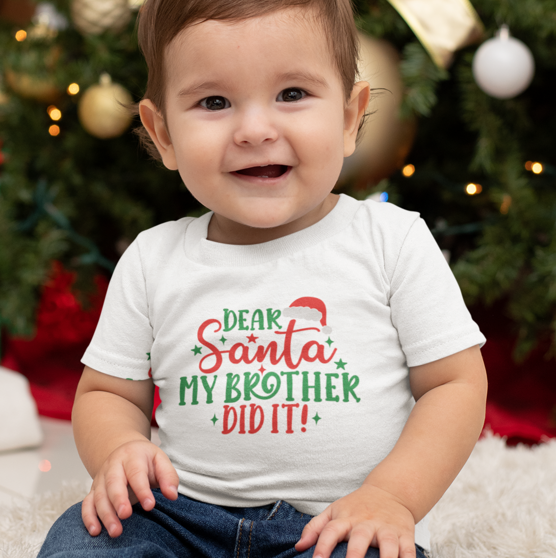 Toddler - Dear Santa, My Brother Did it!