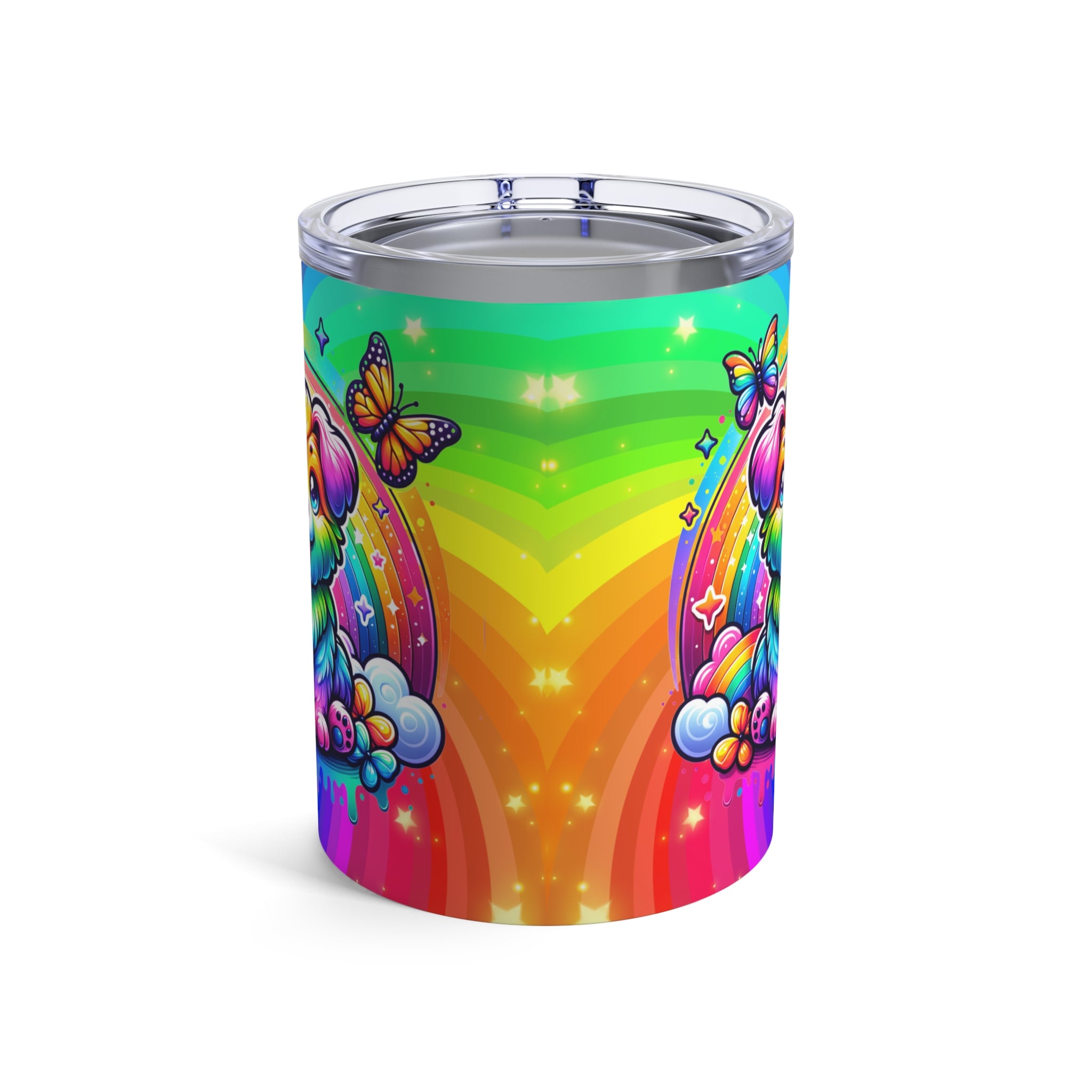 Rainbow Doggie Kids Tumbler