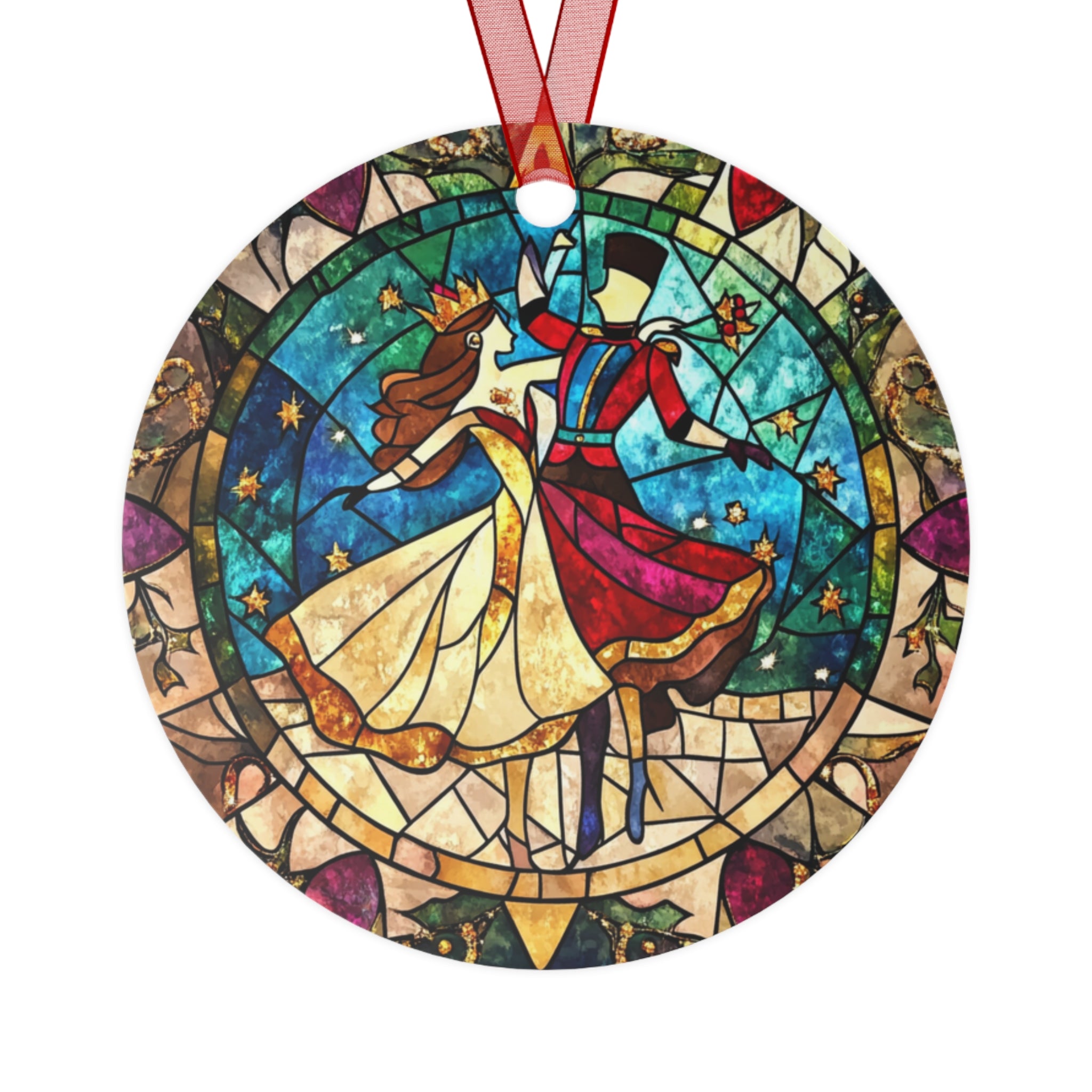 Nutcracker Couple Christmas Ornament