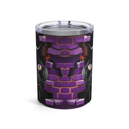 Peeking Cat Tumbler 10oz