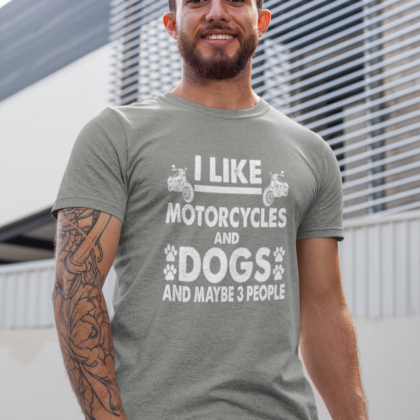 I like Motorcycles and Dogs and Maybe 3 People