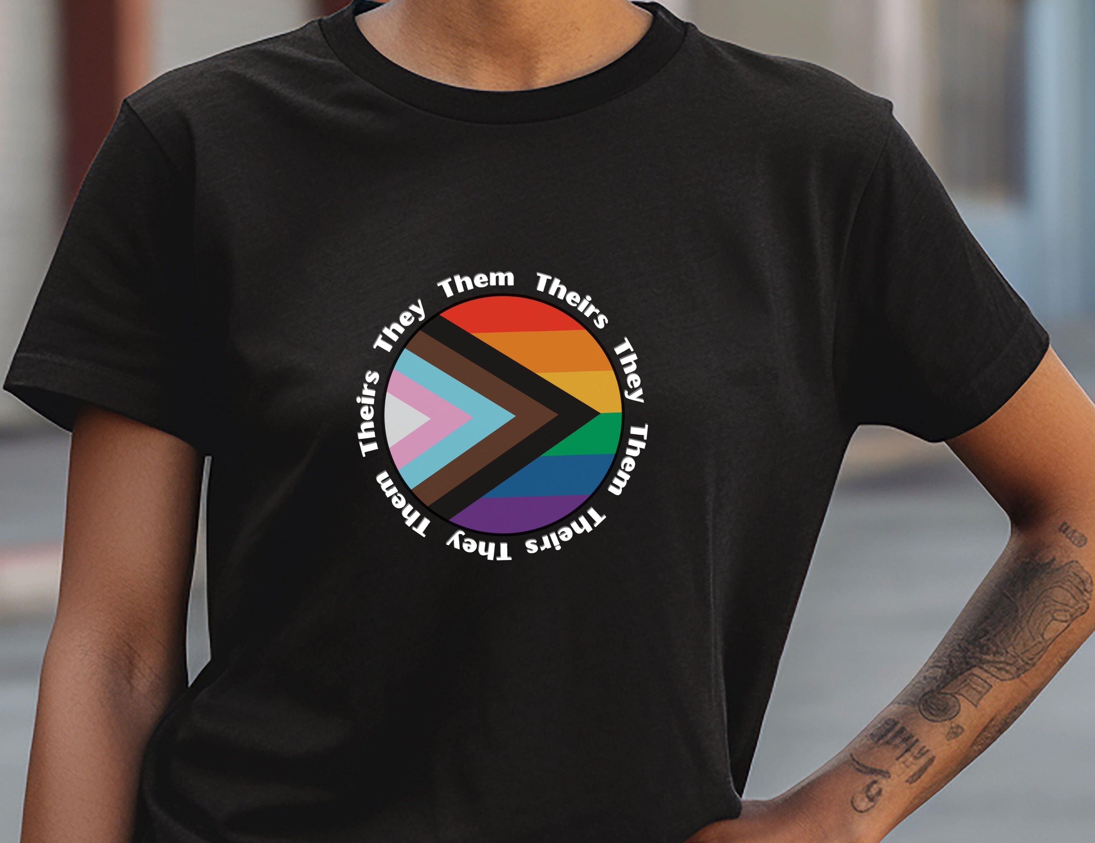 They, Them, Theirs Pronoun T-Shirt