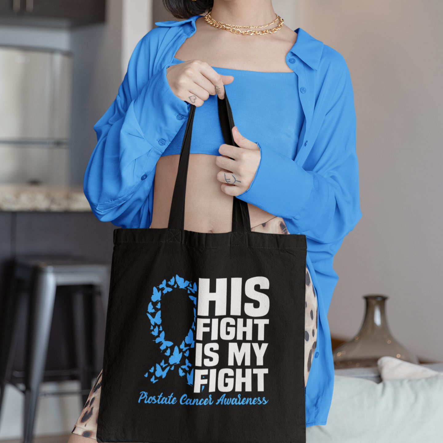 HIs Fight is My Fight Tote