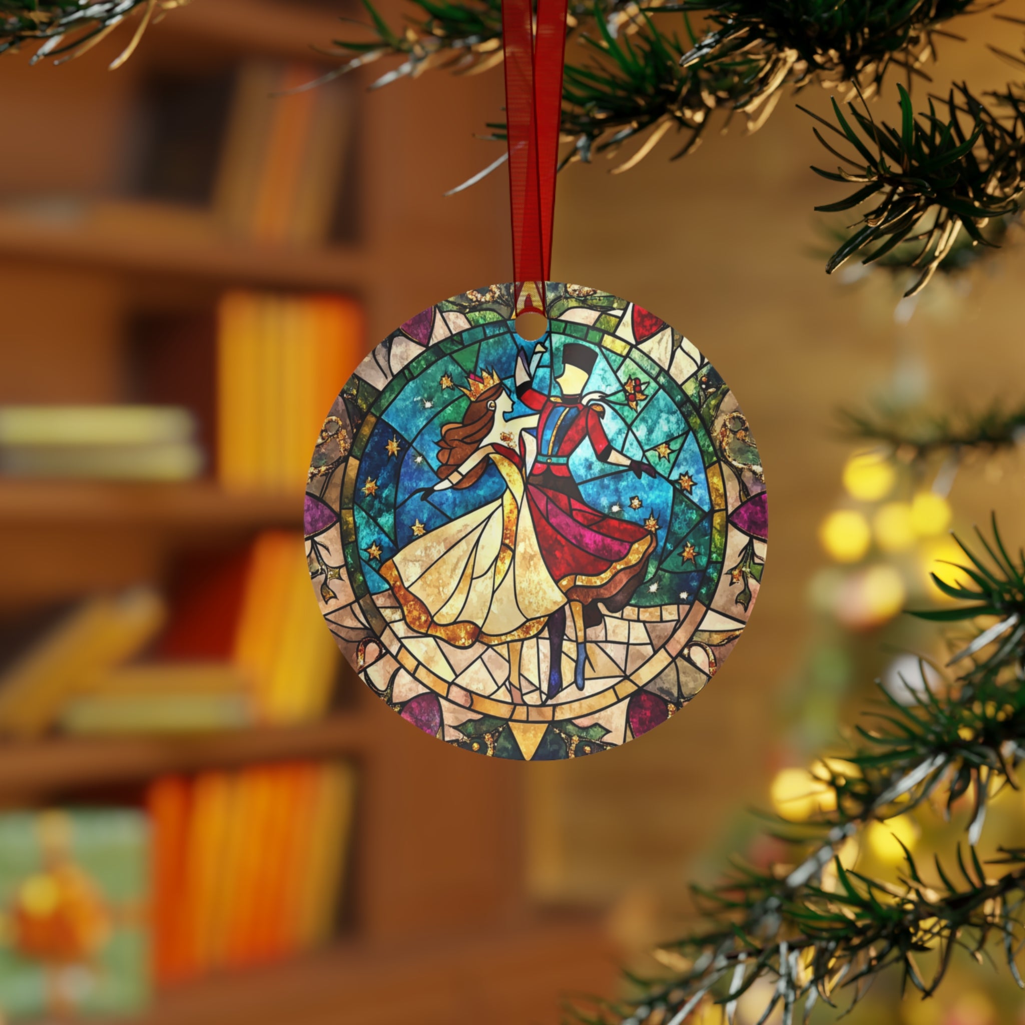 Nutcracker Couple Christmas Ornament