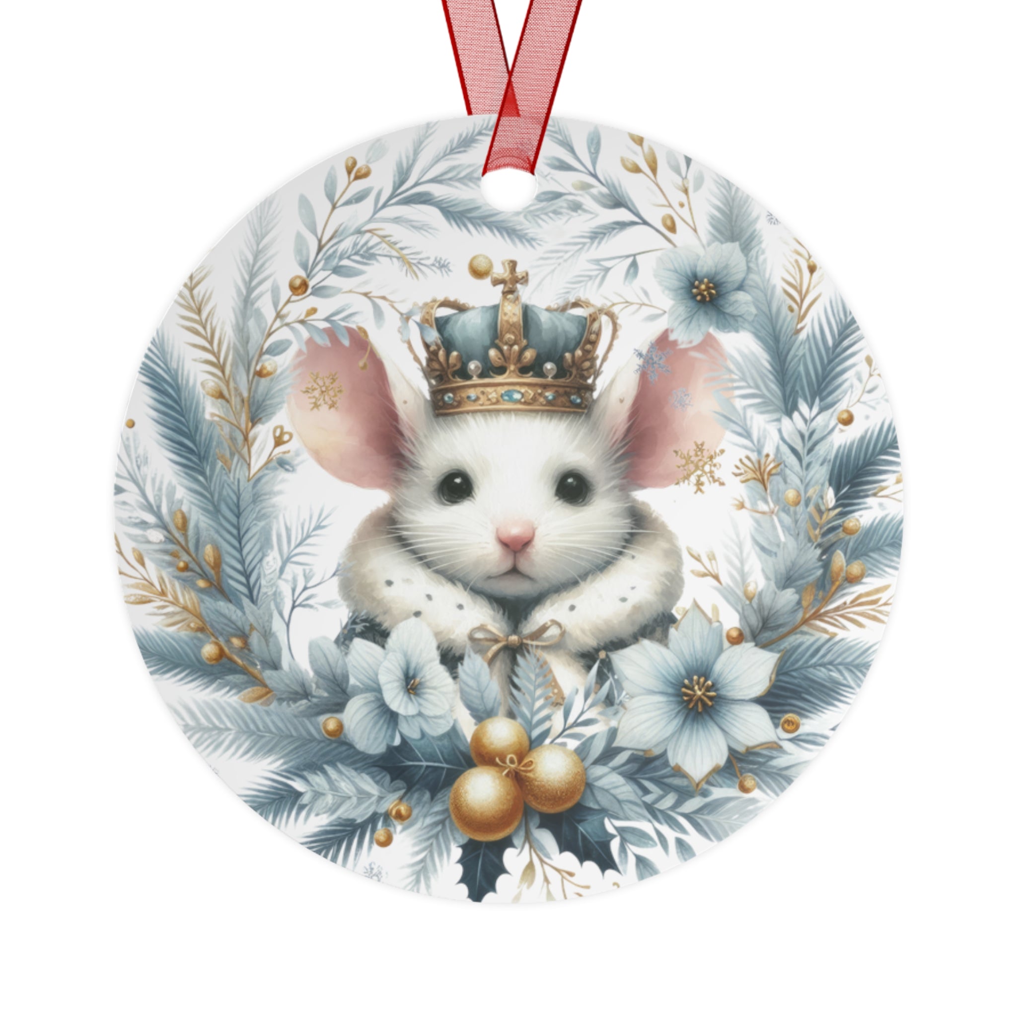Christmas King Mouse Ornament