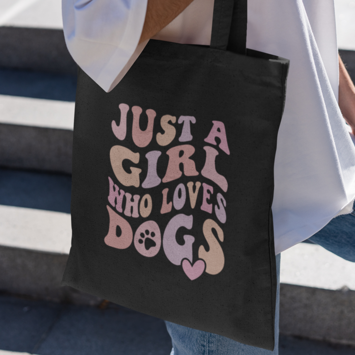 Just a Girl who Loves Dogs Tote