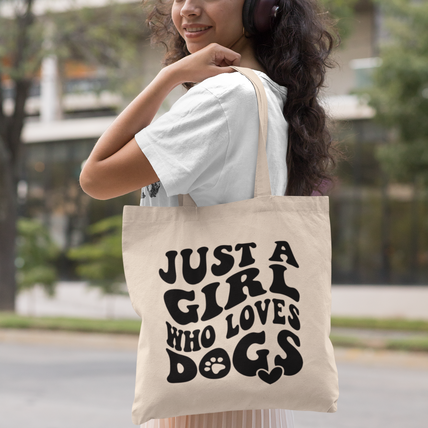 Just a Girl who Loves Dogs Tote