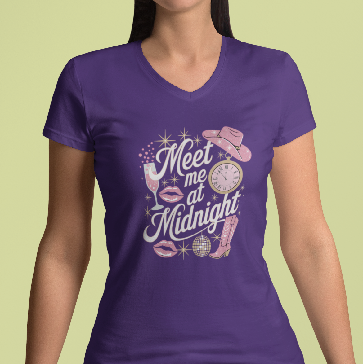 Meet me at Midnight V-Neck