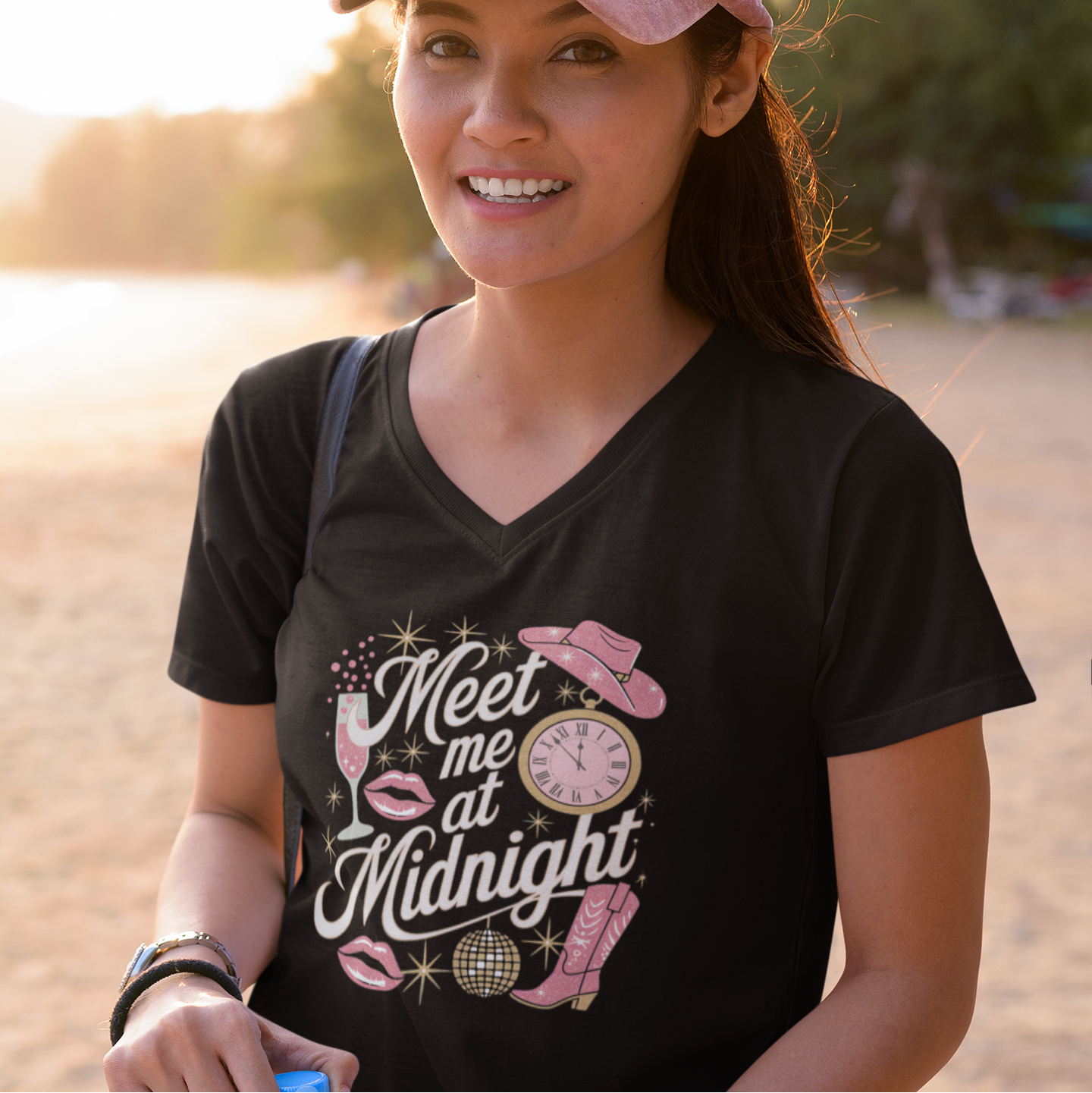 Meet me at Midnight V-Neck
