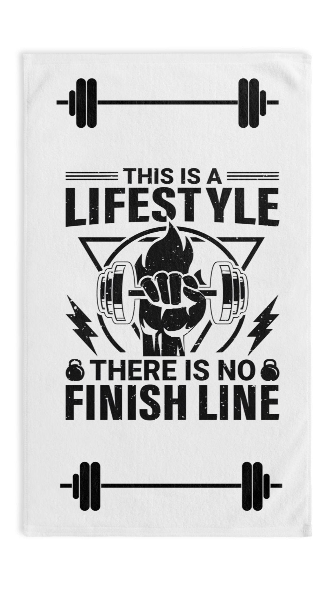 This is a Lifestyle, There is no Finish Line Towel