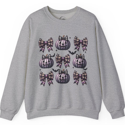 Purple Pumpkins and Bows