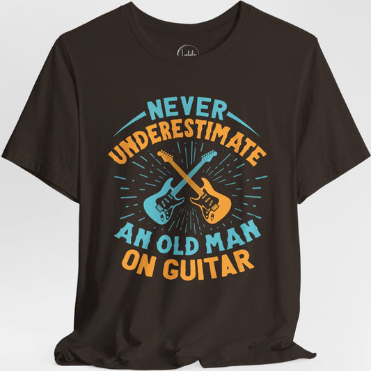 Never Underestimate Old Man Guitar