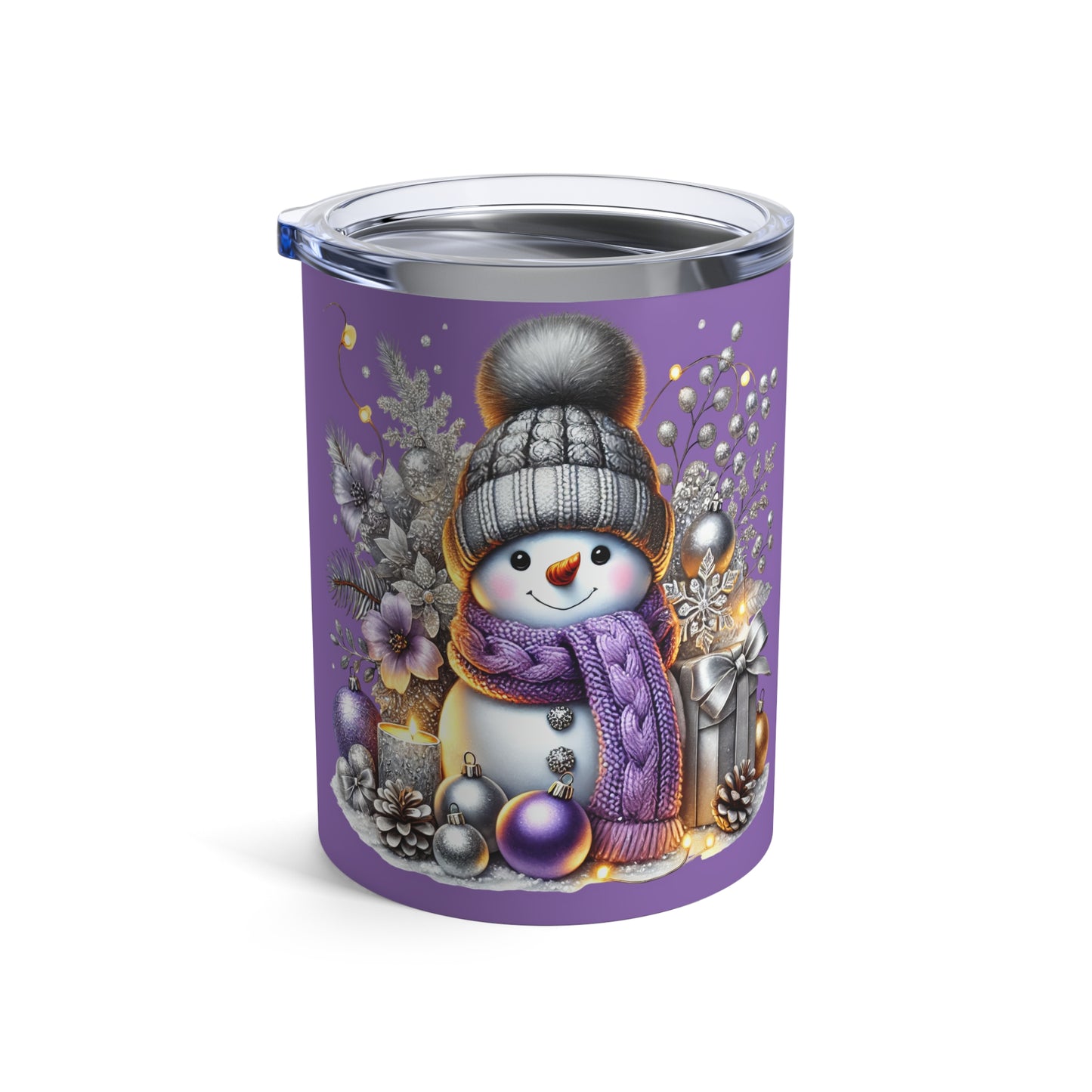 Purple Snowman 10oz