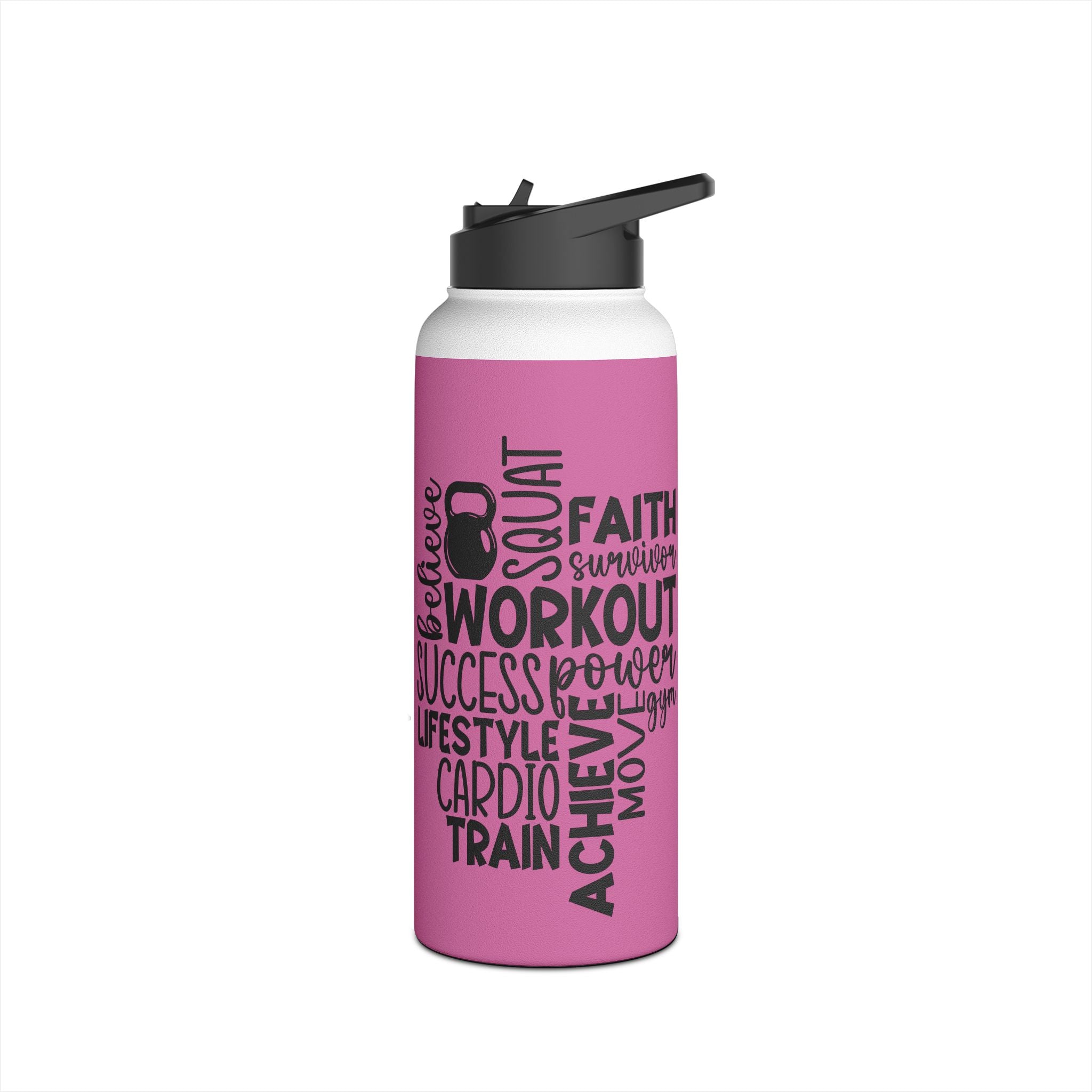 Workout Collage Water Bottle