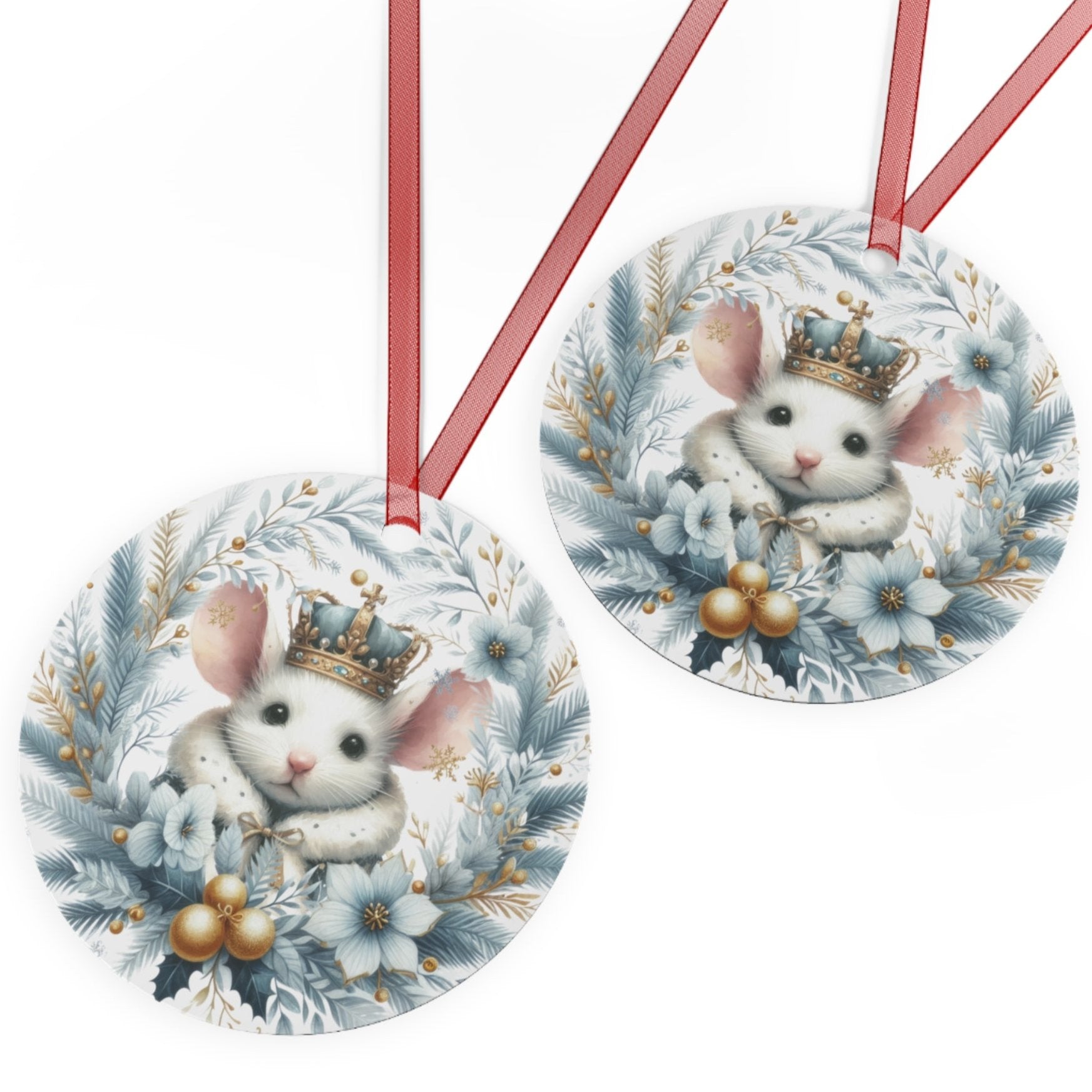 Christmas King Mouse Ornament