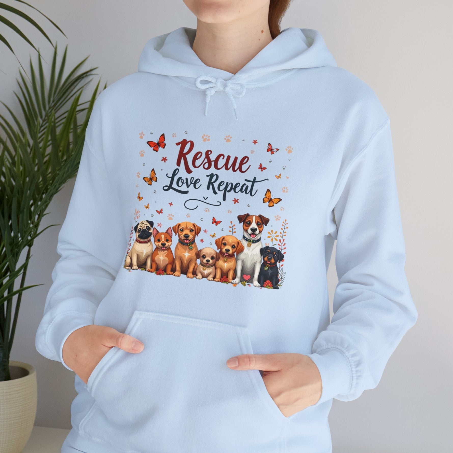 Rescue Love Repeat Hoodie