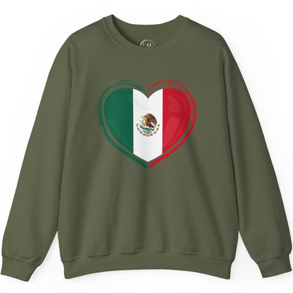 Mexico Flag Heart