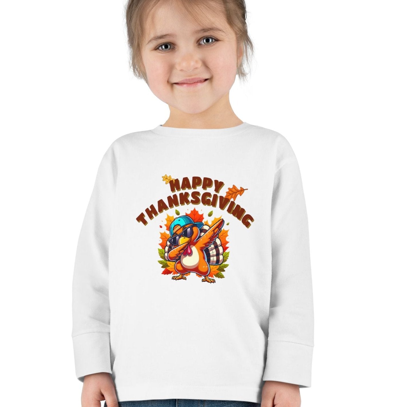 TODDLER - Dabbing Turkey Lg. Sleeve
