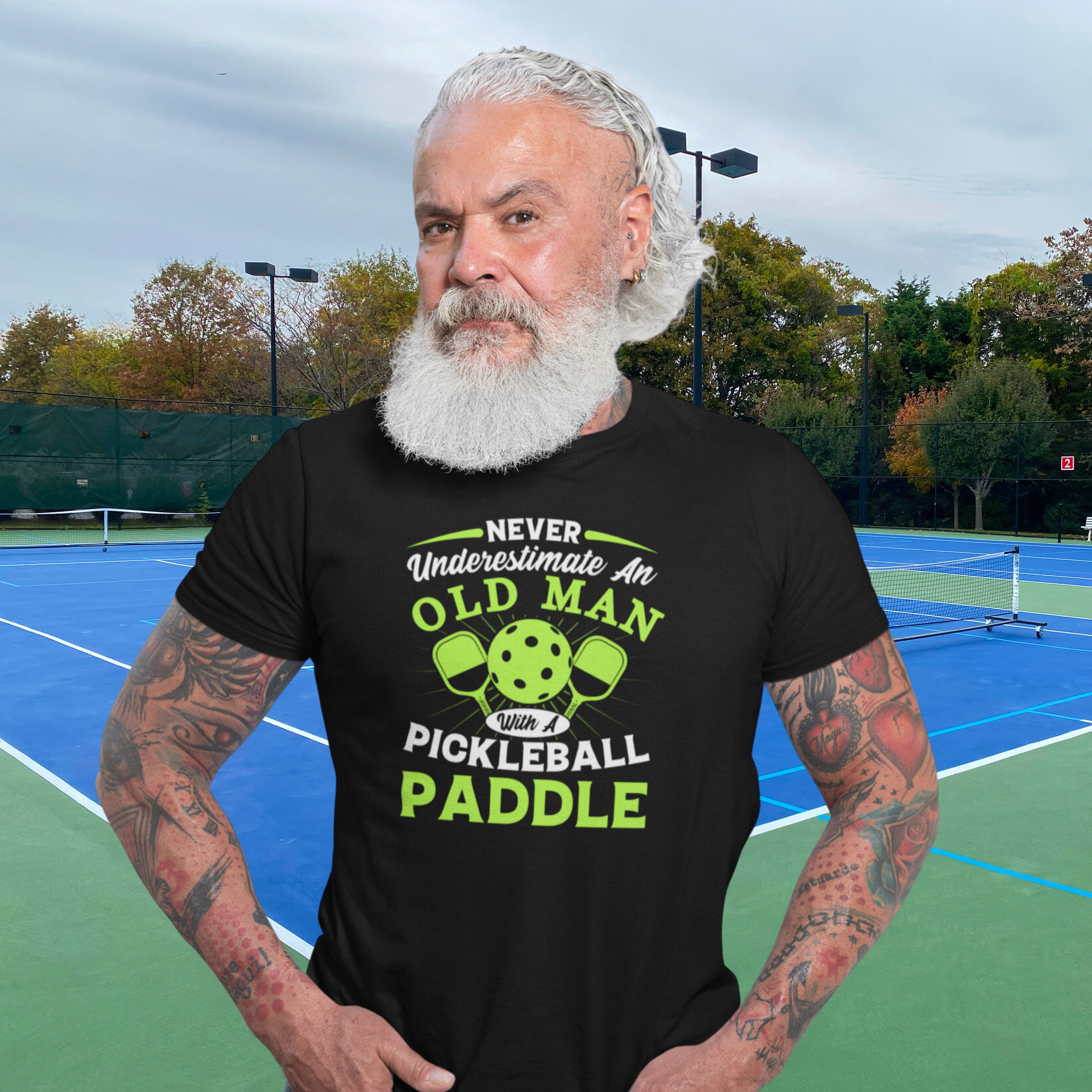 Never Underestimate an Old Man with a Pickleball Paddle