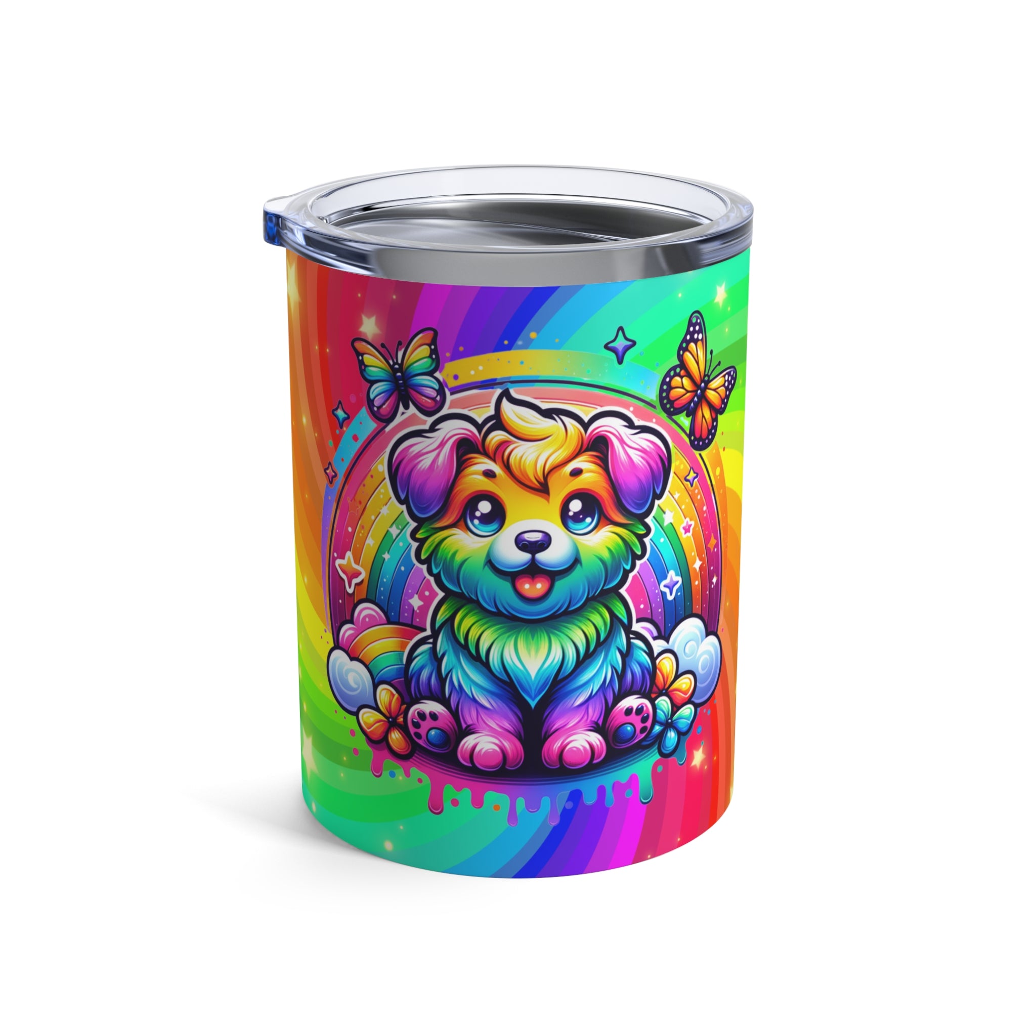 Rainbow Doggie Kids Tumbler