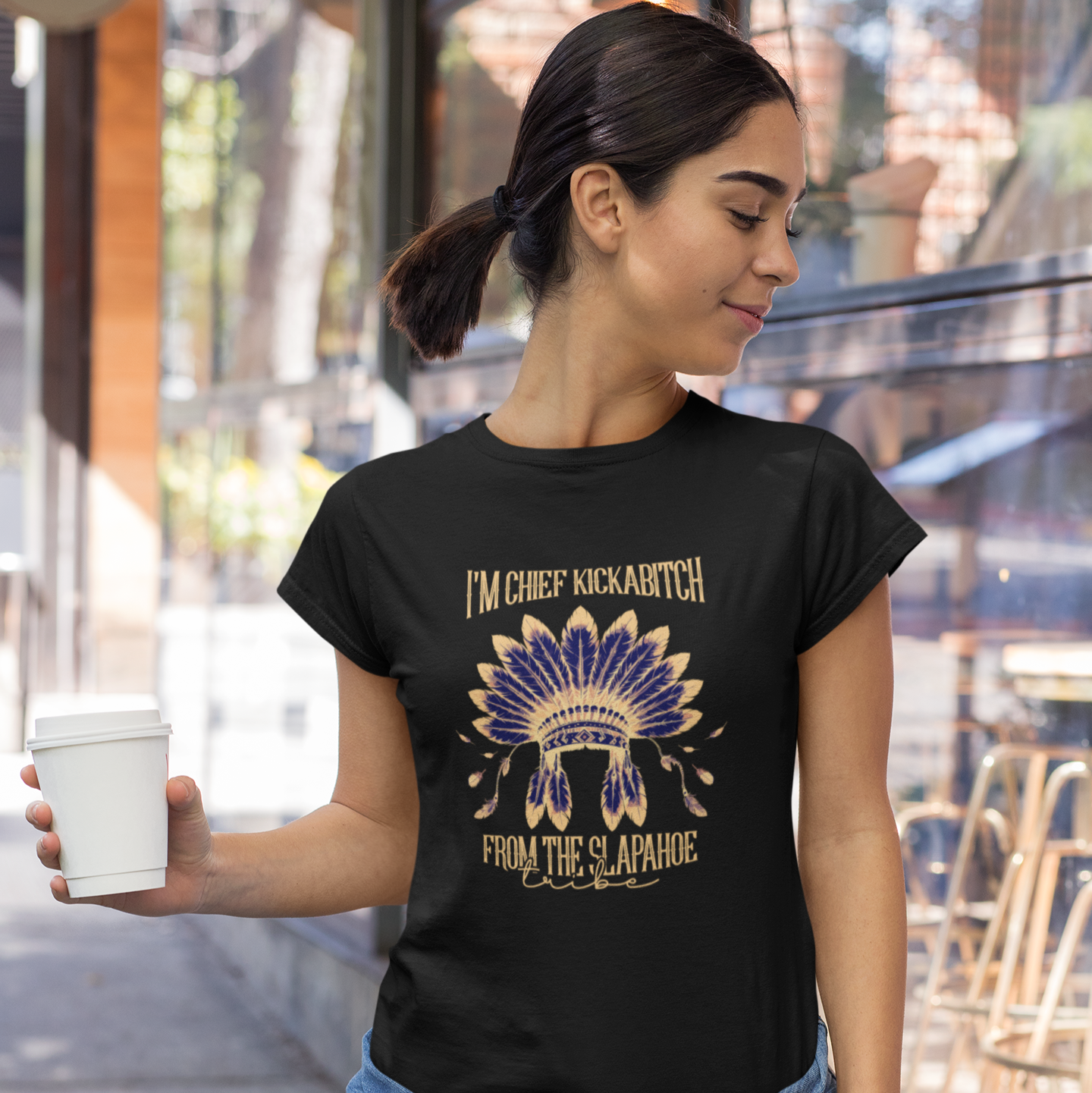 I'm Chief Kickabitch from the Slapahoe Tribe