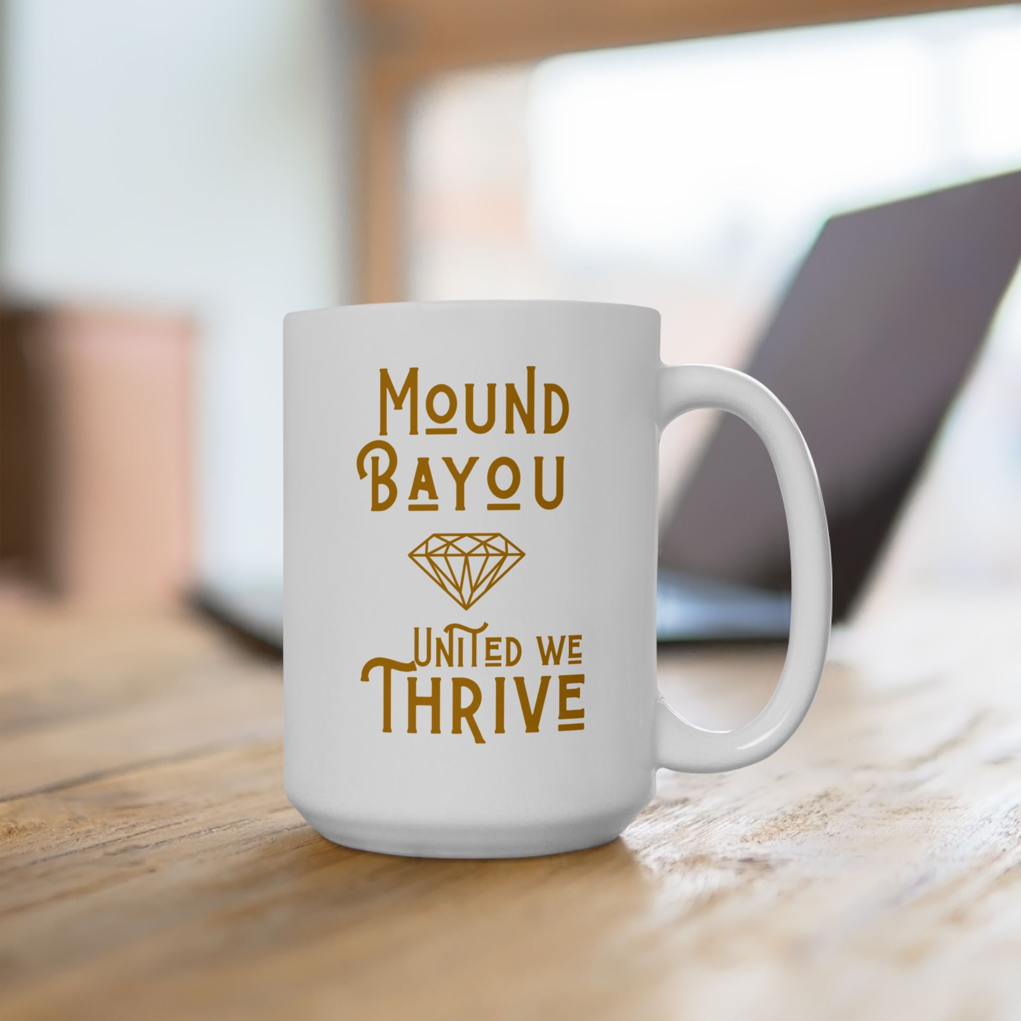 Mound Bayou, United We Thrive -  White/Silver