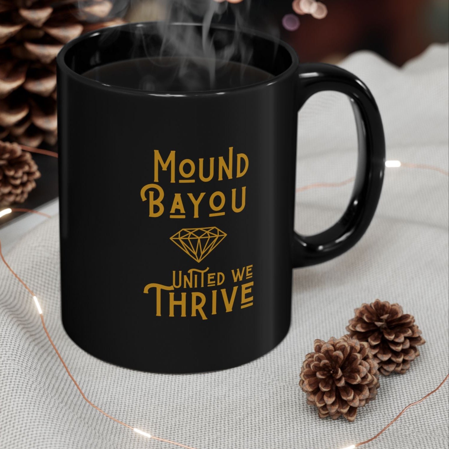 Mound Bayou, United We Thrive -  White/Silver