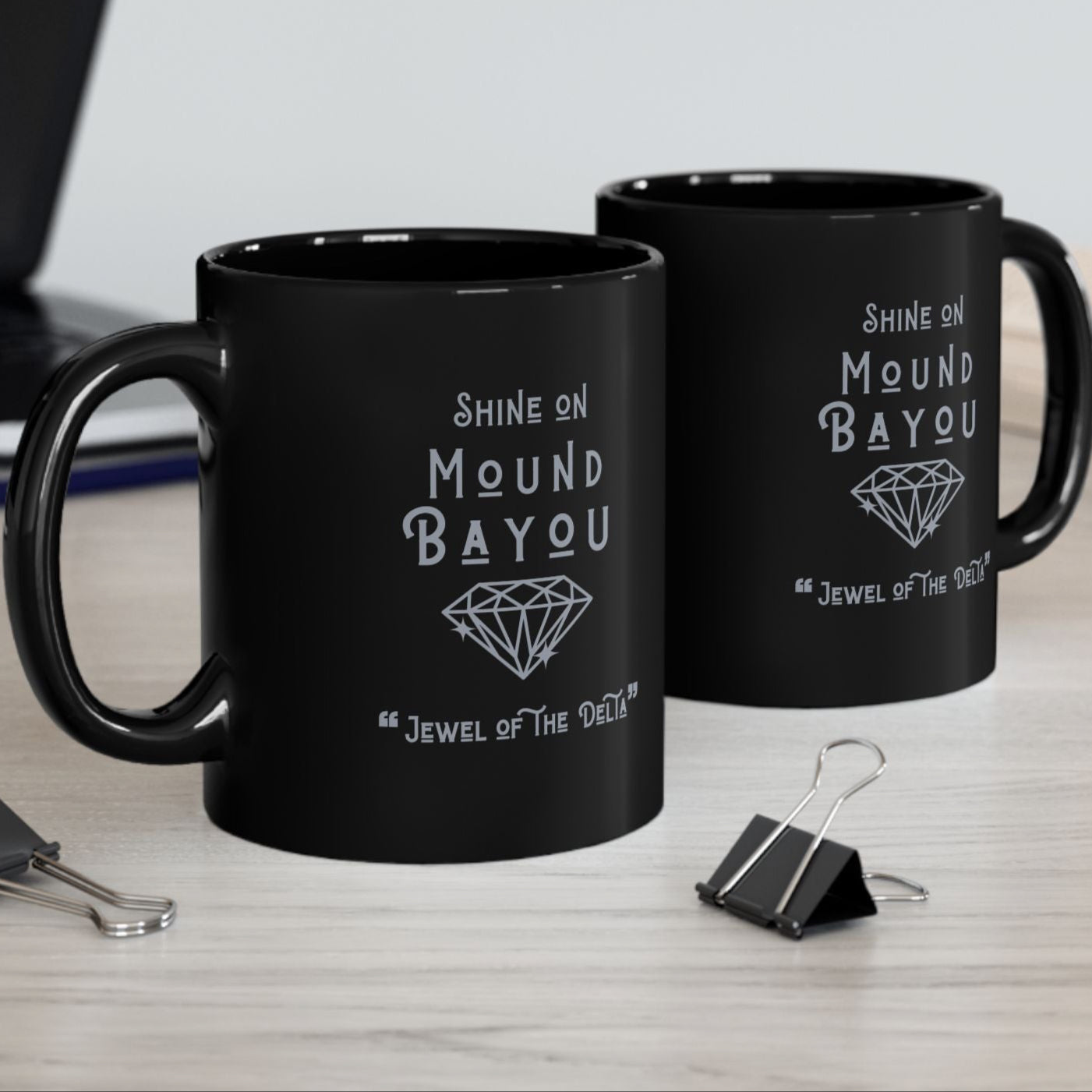 Shine On, Jewel of the Delta -  White/Gold