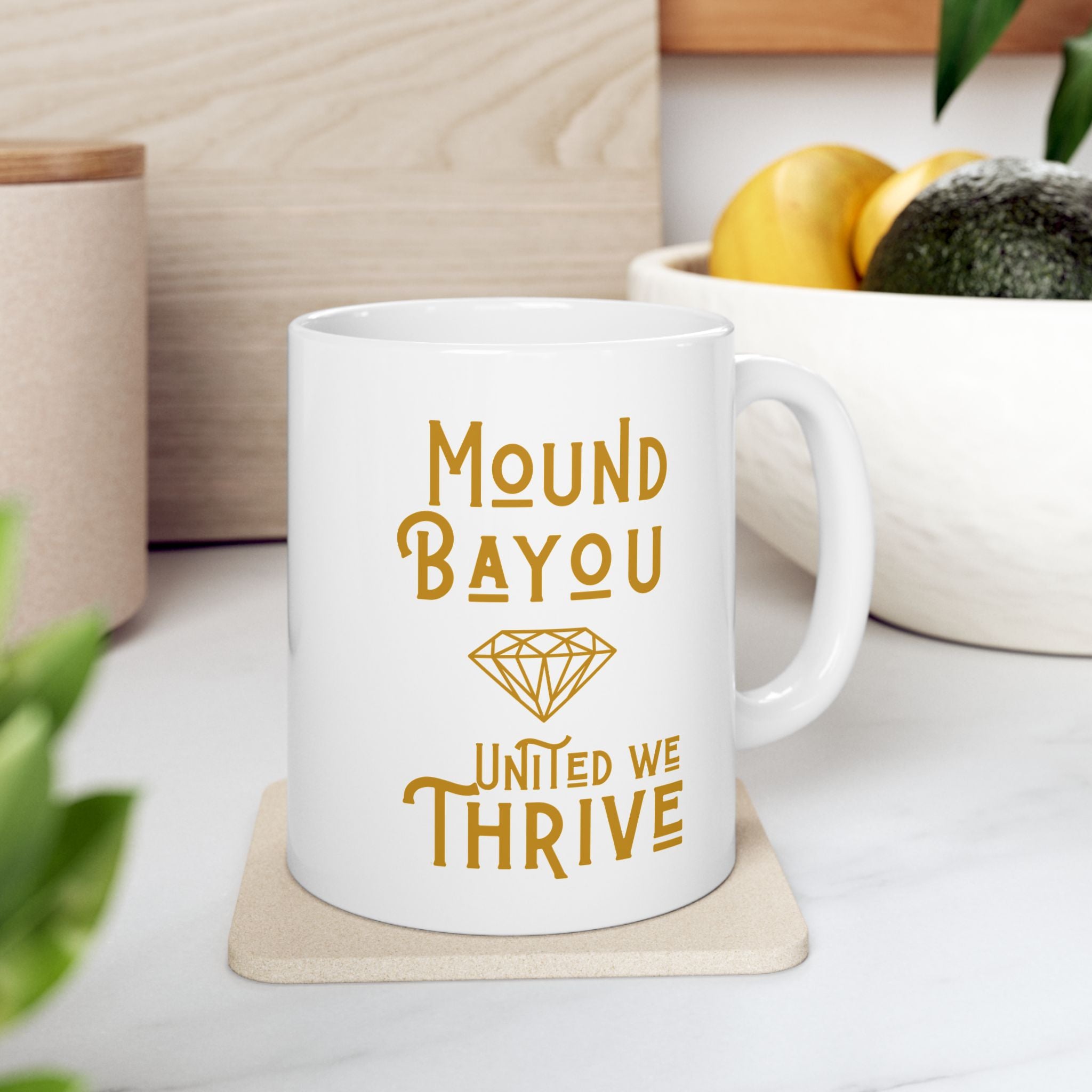 Mound Bayou, United We Thrive -  White/Silver