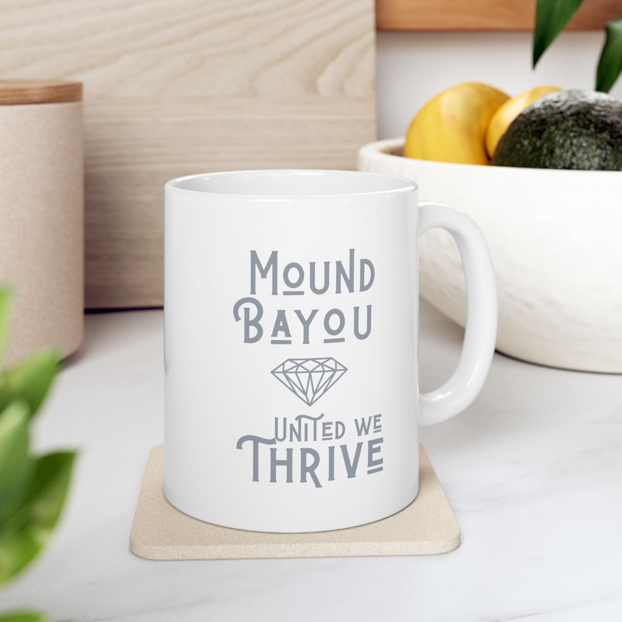 Mound Bayou, United We Thrive -  White/Silver