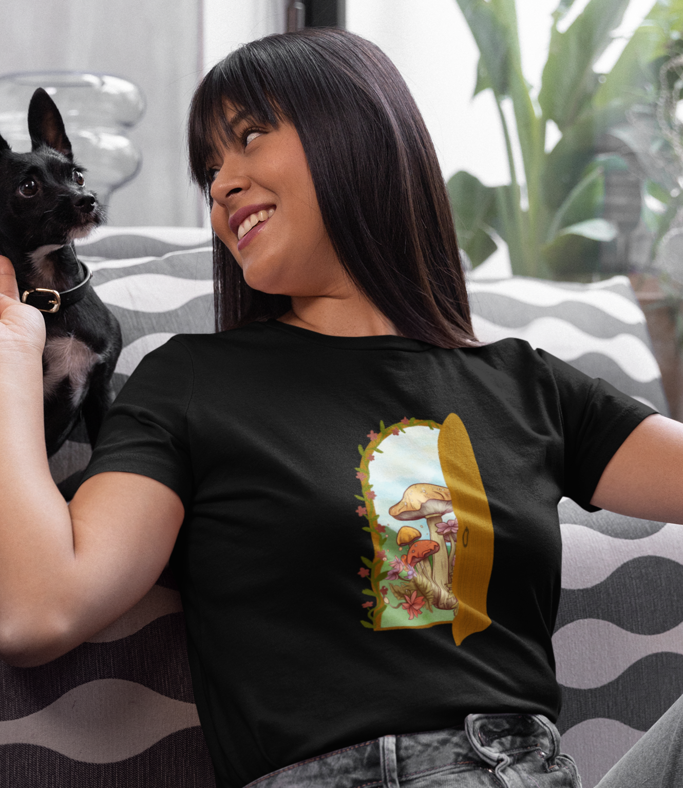 Mushrooms behind the Door