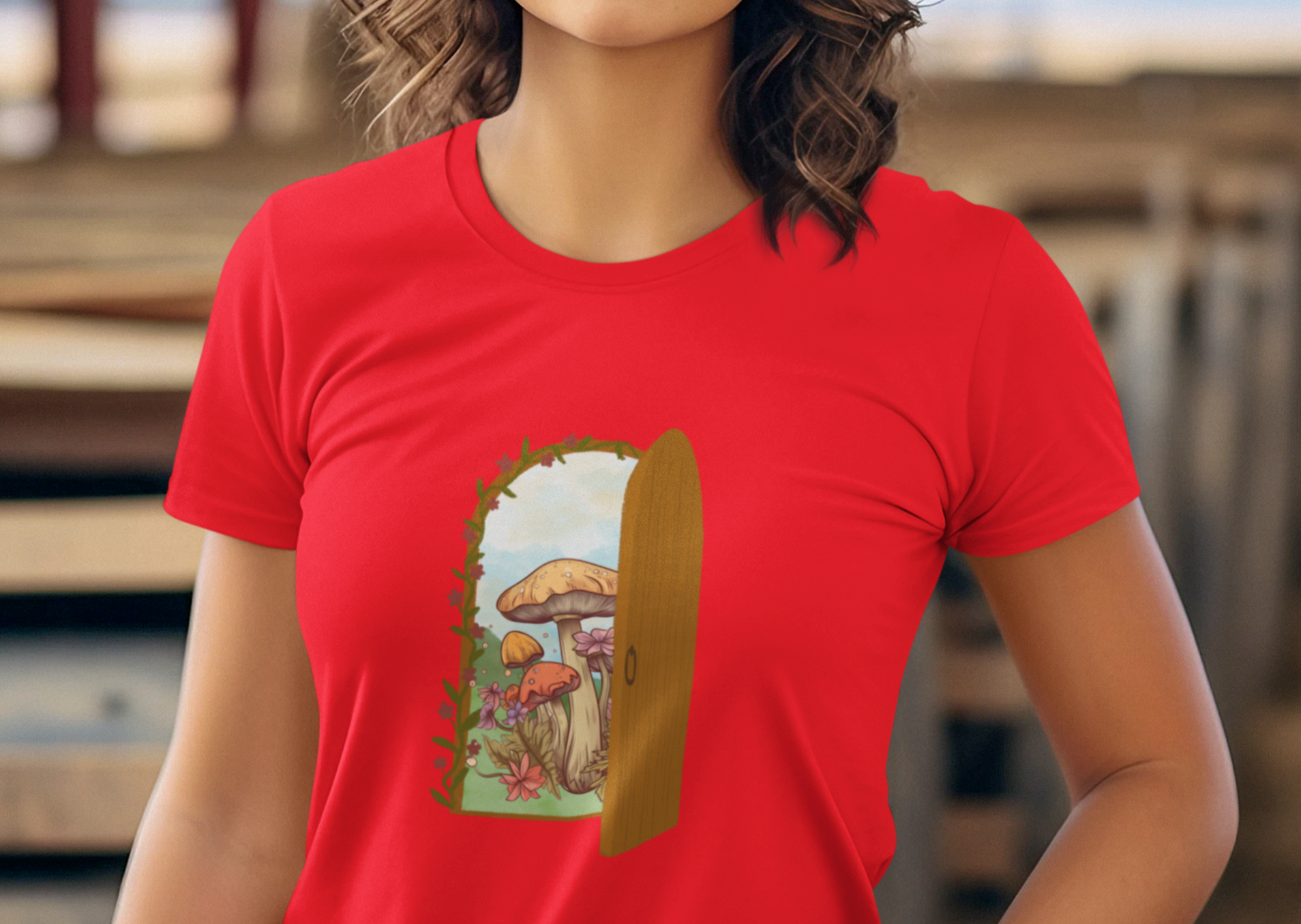 Mushrooms behind the Door