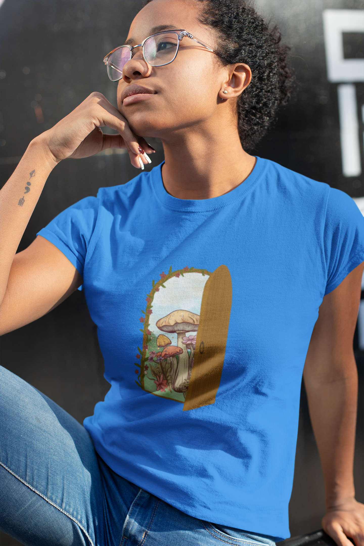 Mushrooms behind the Door