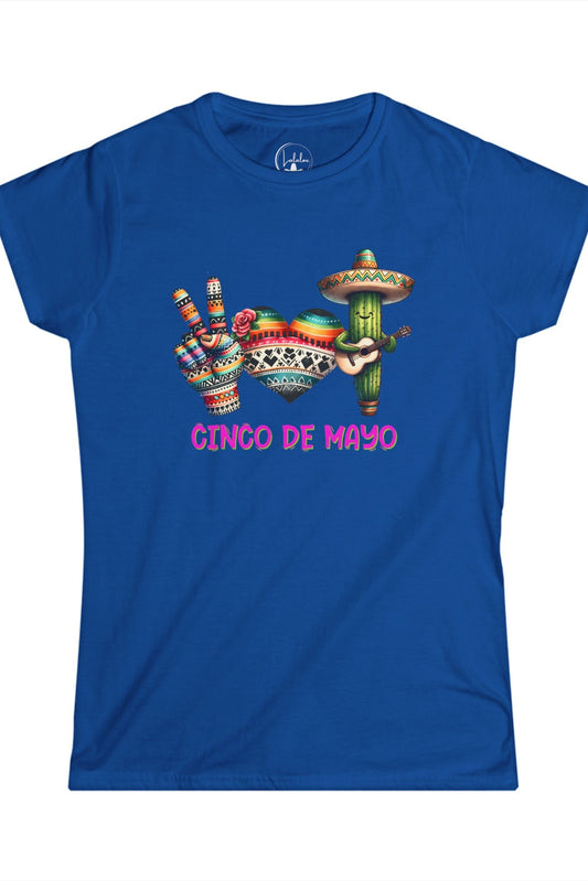 Cinco de Mayo Peace, Heart & Cactus