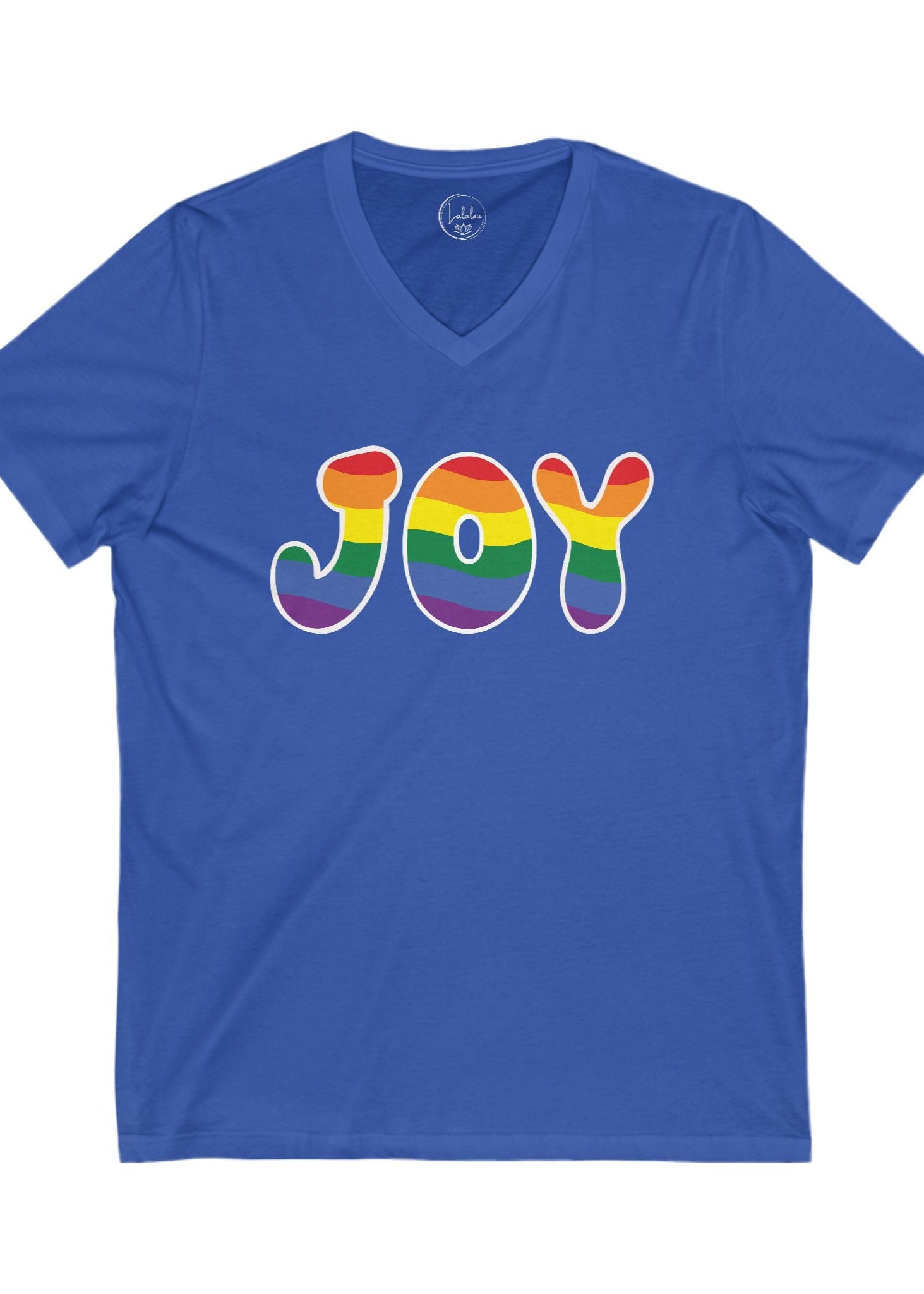 Rainbow Joy V-Neck Tee