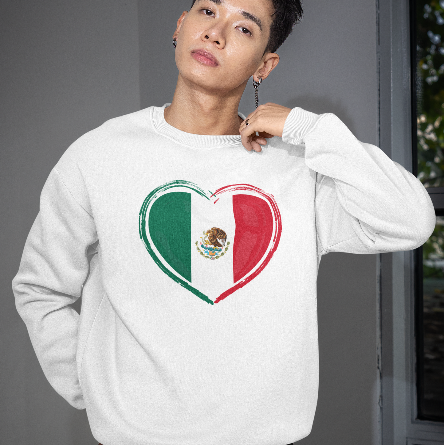 Mexico Flag Heart