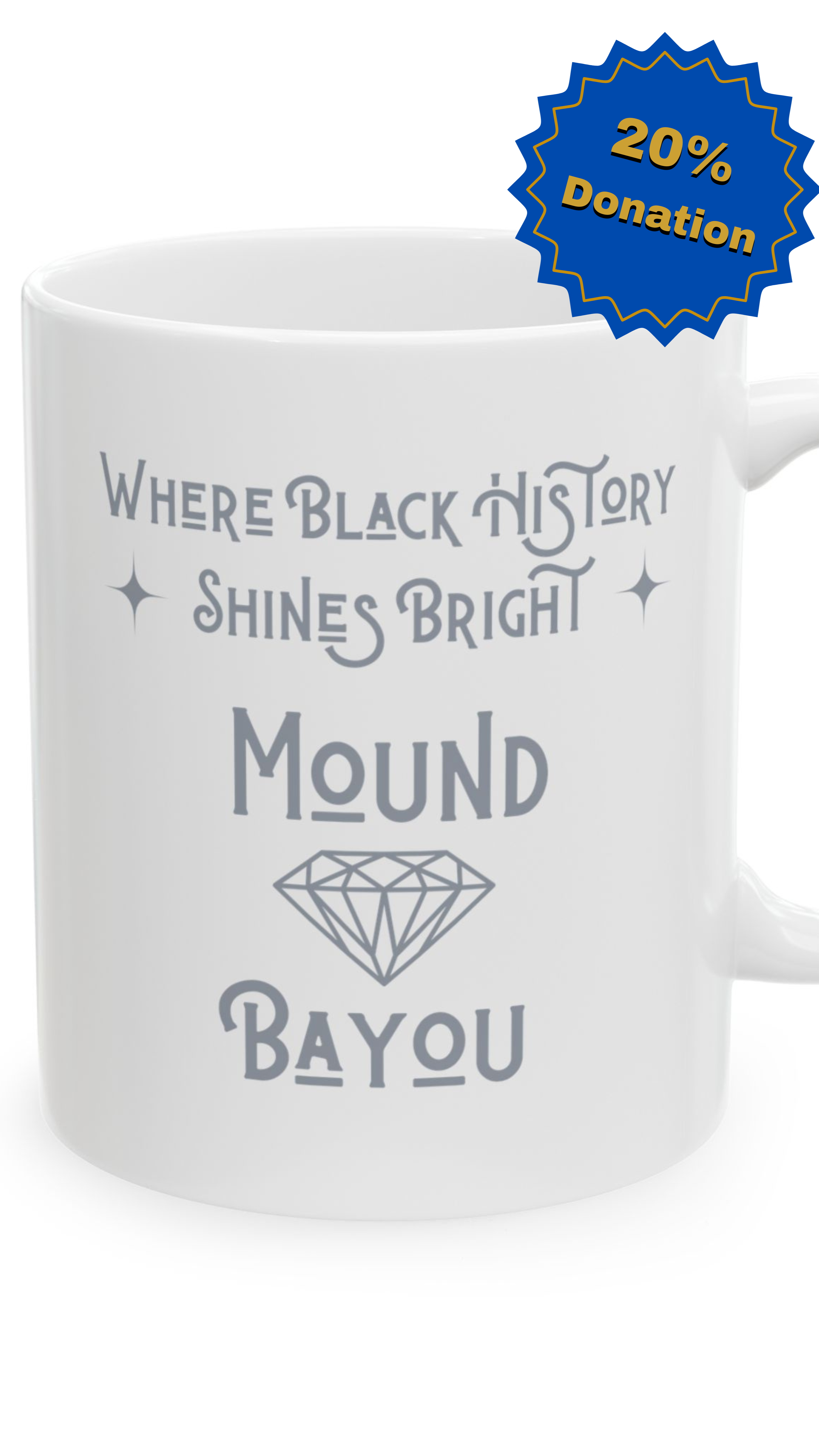 Where Black History Shines Bright -  White/Silver