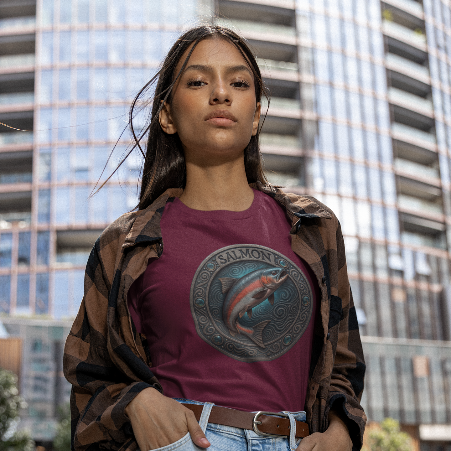 Native American Birth Animal Salmon