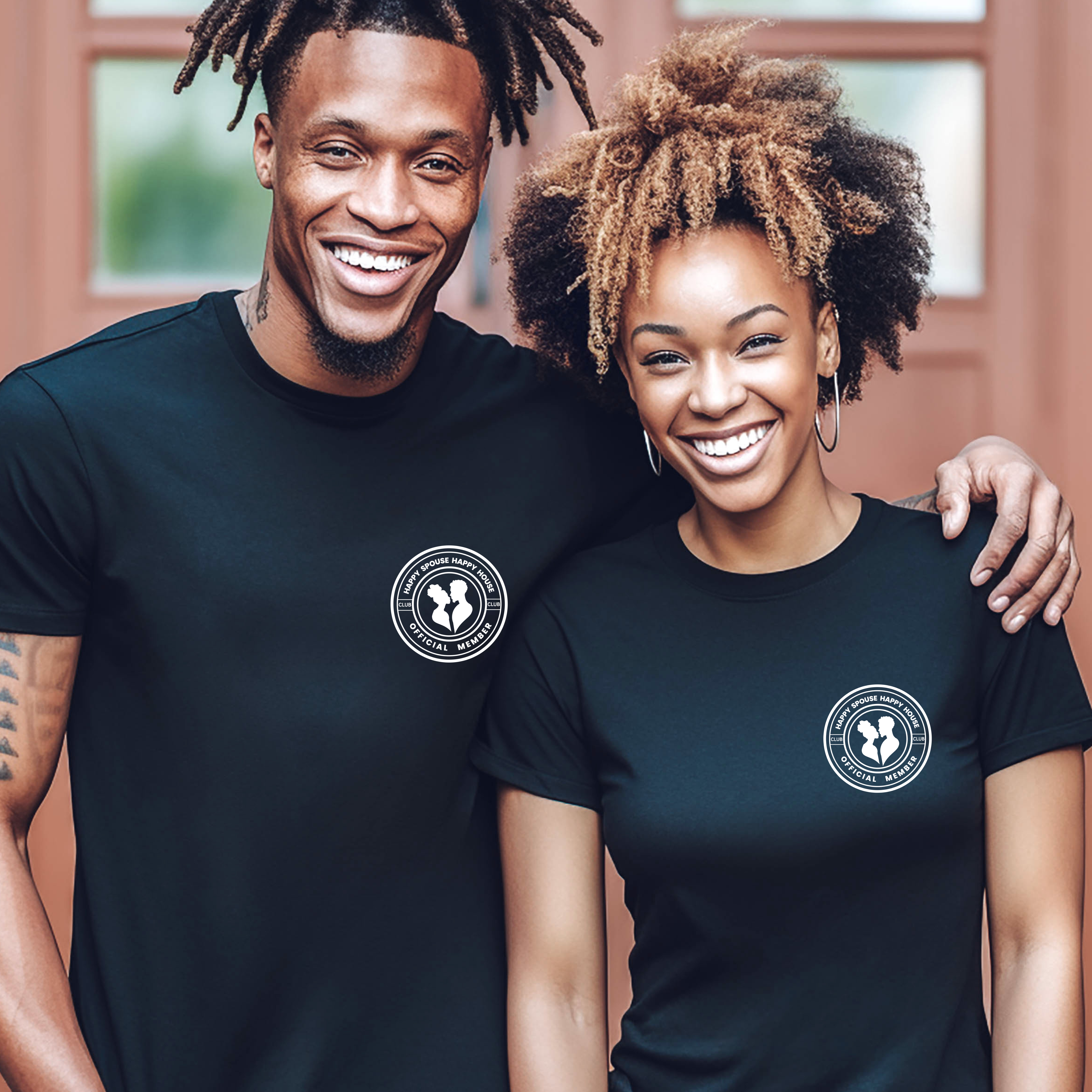 African Happy Spouse Happy House T-Shirt