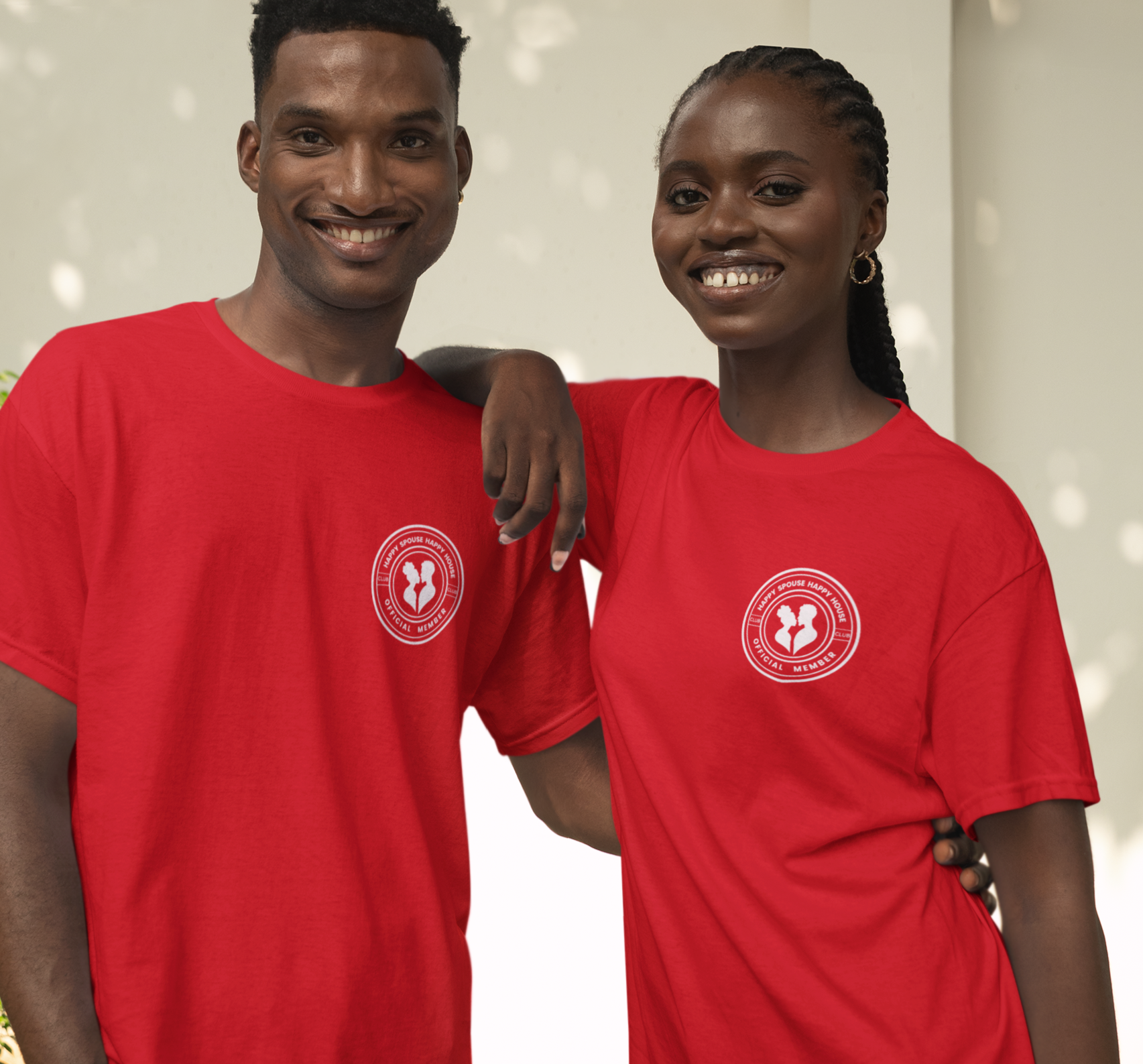 African Happy Spouse Happy House T-Shirt