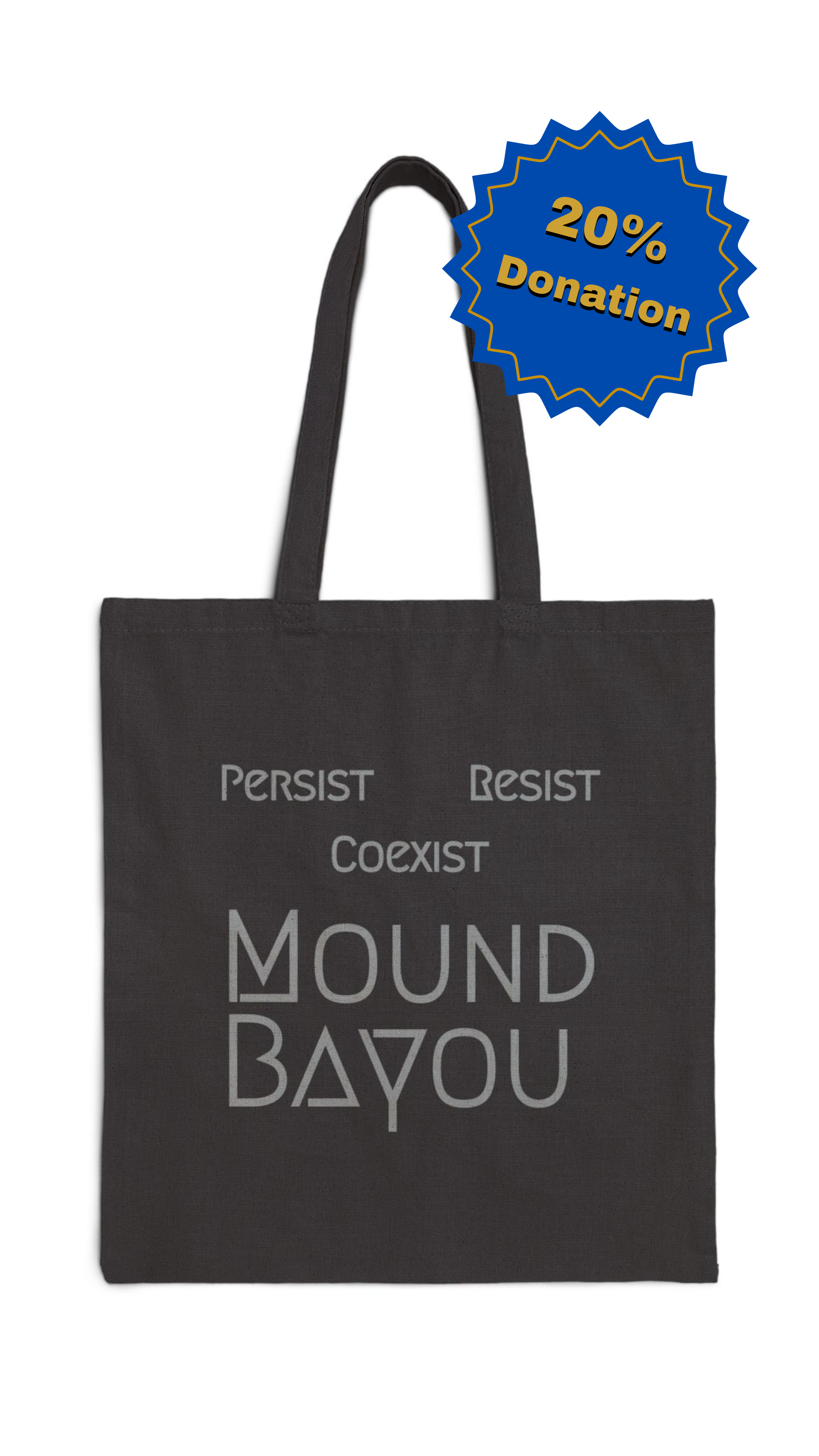 Persist, Resist, Coexist, Mound Bayou - Silver/Gold