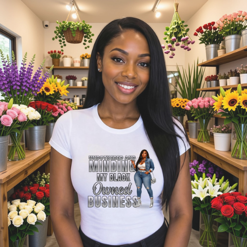 Unbothered and Minding My Black Owned Business - Casual